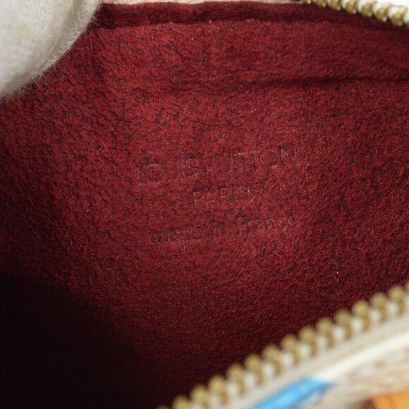 Louis Vuitton White Multicolor Mini Speedy Handbag - Picture 8 of 9